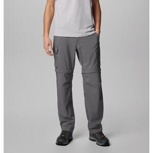 Columbia Silver Ridge Utility Convertible Gray Pants 36 W 34L Hiking Cargo